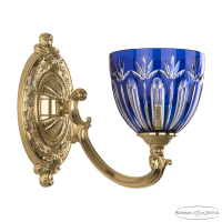 Бра Bohemia Ivele Crystal Verona 7209B10/1/175 G P1 U Clear-Blue/H-1I