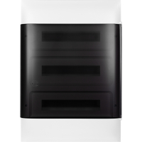 Practibox S Пластиковый щиток Навесной (ЩРн-П) 3X18 Дымчатая дверь Legrand 137618