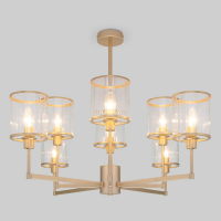 Люстра на штанге Eurosvet Inari 60144/8 золото a061943