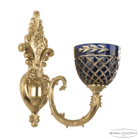 Бра Bohemia Ivele Crystal Florence 7109B15/1/210 G P1 U Amber-Blue/H-1J