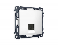 Комплект механизма компьютерной розетки RJ-45(8P8C) CAT6 со шторкой Ambrella Volt Alfa MA132010