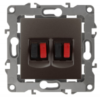 Розетка аудио двойная Эра 12-3112-13 Б0027468