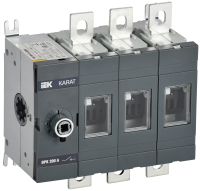 KARAT Выключатель-разъединитель ВРК без рукоятки управления 3P 200А IEK KA-VR10-3-0200