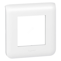 Mosaic Рамка на 2 модуля 1 пост белая Legrand 078802
