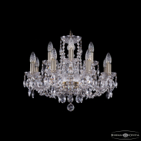 Подвесная люстра Bohemia Ivele Crystal 1402/8+4/195 Pa