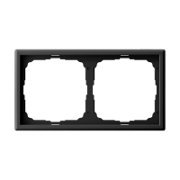 ARTGALLERY рамка 2-постовая, универсальная, карбон Systeme Electric GAL001002