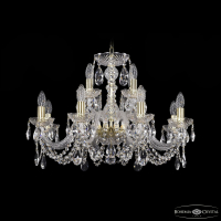 Подвесная люстра Bohemia Ivele Crystal 1402/8+4/240 G