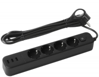 Сетевой фильтр Эра USF-4es-1.5m-3xUSBA-B Б0059568