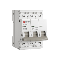 Автоматический выключатель 3P 32А (C) 4.5kA ВА 47-63N EKF PROxima M634332C