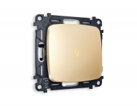 Комплект механизма 1-кл проходного выключателя с подсветкой Ambrella Volt Omega MO602030