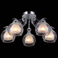 Накладная люстра Natali Kovaltseva 11404/5С CHROME