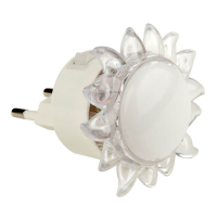 Настенный светодиодный светильник (10322) Uniel Детская серия DTL-308-Подсолнух/RGB/4LED/0.5W DTL-308-Подсолнух/RGB/4LED/0,5W