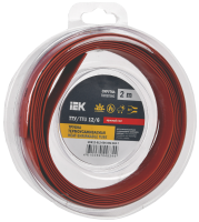 Трубка термоусадочная ТТУ нг-LS 12/6 красная (2м/упак) IEK UDR12-012-006-002-K04-T