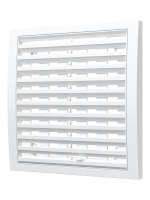 Решетка вентиляционная регулируемая, из ABS пластика 200х200 ERA 2020РРП 9654