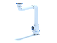 Сифон для мойки АНИ Грот 1 1/2' х 40 смещенный АНИ пласт A5000