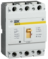 Автоматический выключатель ВА44 35 3Р 250А 25кА IEK SVA4410-3-0250