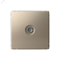 ARTGALLERY TV ТВ розетка оконечная 1DB, механизм, шампань Systeme Electric GAL000591