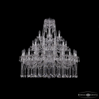 Подвесная люстра Bohemia Ivele Crystal 1413/20+10+5/360/3d Ni
