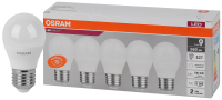 Лампа светодиодная LED 7 Вт E27 4000К 560Лм шарик 220 В (замена 60Вт) OSRAM LEDVANCE 4058075578227