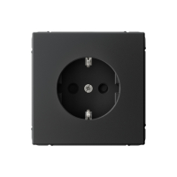 ARTGALLERY розетка с заземлением со шторками, 16А, механизм, карбон Systeme Electric GAL001045