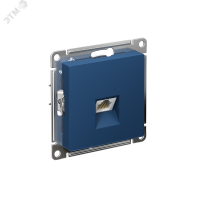 ATLASDESIGN РОЗЕТКА компьютерная RJ45, кат. 5Е, механизм, АКВАМАРИН Systeme Electric ATN001183