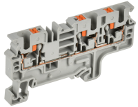 Колодка клеммная CP-MC 3 вывода 4мм2 серая IEK YCT22-00-3-K03-004