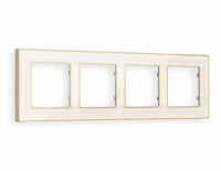 Рамка четырехместная Ambrella Volt Arctic AF580344