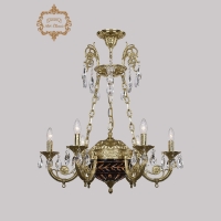 Подвесная люстра Art Classic 31.44.6.KR175SP.250IT.G.Sp.Amber.Blue.1D ArtClassic