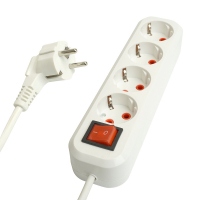 Удлинитель четырехместный Stekker Home 49361