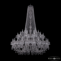 Подвесная люстра Bohemia Ivele Crystal 1403/24+12+6/460/h-177/2d Ni