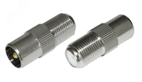 Переход гнездо F - штекер TV, REXANT 05-4303