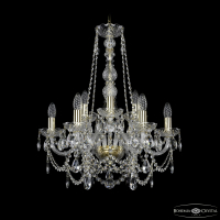 Подвесная люстра Bohemia Ivele Crystal 1411/6+3/195/h-66 G