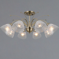 Люстра на штанге Illumico IL0594-8CSQ-25 AB AREZZO