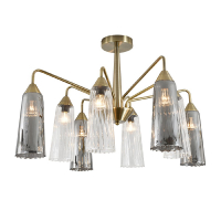 Люстра на штанге Indigo Campana 13028/8R Brass V000510