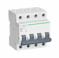 Выключатель автоматический четырехполюсный 32А С 4.5kA 400В City9 Set Systeme Electric C9F34432