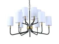 Подвесная люстра Newport 35212/С black+brass М0071697