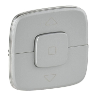 Лицевая панель Legrand Valena Allure выключателя жалюзи алюминий 755147