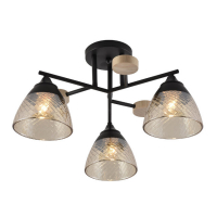 Потолочная люстра Seven Fires Aislin SF3375/3C-BK-WD-AM