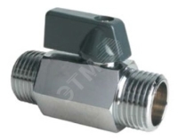 Кран шаровой мини хром НН 1/2 Н AQUALINK 01487
