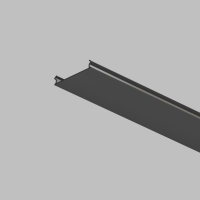 Накладка для магнитного шинопровода Lightera Startrek 220 LE177TC-SFB