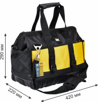 Сумка монтажника с резиновым дном BG-01 ARMA2L 5 IEK A2L5-BG11-01-K02