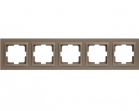 Рамка на 5 постов Mono Electric Despina бронза 102-230000-164