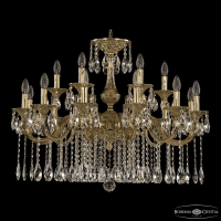 Подвесная люстра Bohemia Ivele Crystal Verona 72101/12+6/300 A G
