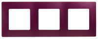 Рамка 3-постовая Legrand Etika сливовая 672563