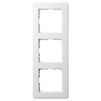 Рамка Jasmart G-Flex 3-постовая белый глянцевый поликарбонат G1103W