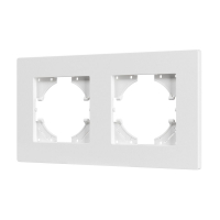 Рамка на 2 поста пластиковая Arlight FRM-PERIO-PL-2-WH 049750