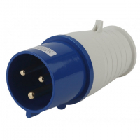 Вилка ЭРА V-32-2P-PE-IP44 переносная 023 2Р+РЕ 32А 220В IP44 Б0032852