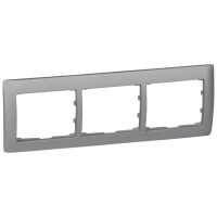 Рамка 3-постовая Legrand Galea Life алюминий 771303
