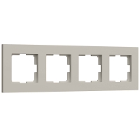 Рамка на 4 поста Werkel Slab (дымчатый софт) W0042917 4690389218453 a071628