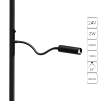 Трековый магнитный светильник Arte Lamp Presto A6338PL-1BK